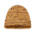 Egyptian Hieroglyphs Print Beanie