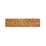 Egyptian Hieroglyphs Print Bed Runner