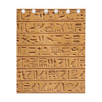 Egyptian Hieroglyphs Print Curtain