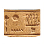 Egyptian Hieroglyphs Print Drum Lamp Shade