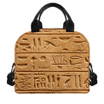 Egyptian Hieroglyphs Print Insulated Lunch Bag