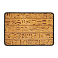Egyptian Hieroglyphs Print Kitchen Mat