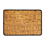 Egyptian Hieroglyphs Print Kitchen Mat