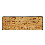 Egyptian Hieroglyphs Print Long Kitchen Mat