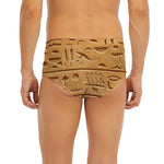 Egyptian Hieroglyphs Print Men's Briefs
