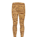 Egyptian Hieroglyphs Print Men's leggings
