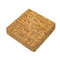 Egyptian Hieroglyphs Print Outdoor Seat Cushion Cover