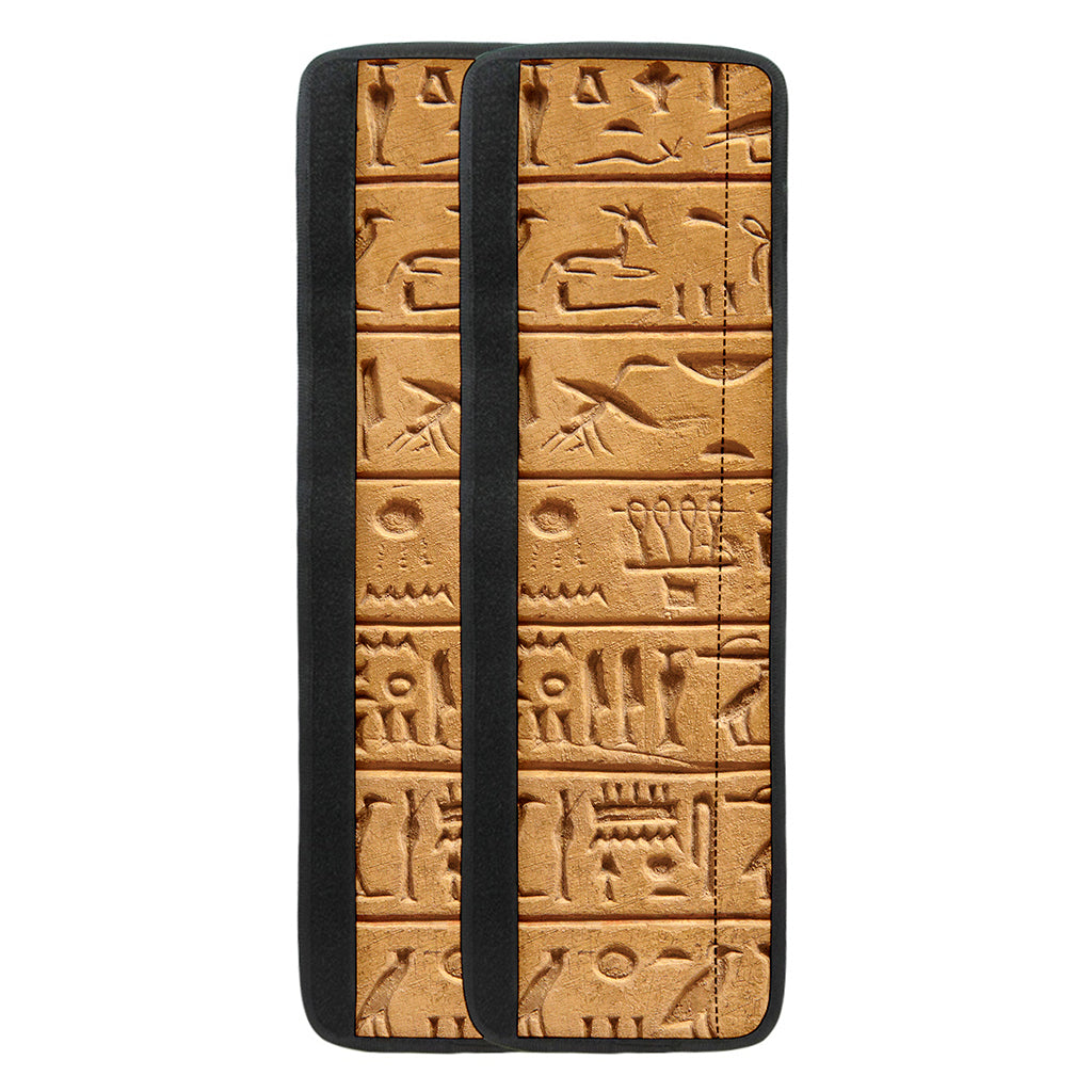 Egyptian Hieroglyphs Print Refrigerator Handle Covers