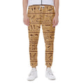 Egyptian Hieroglyphs Print Joggers