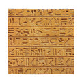 Egyptian Hieroglyphs Print Silk Bandana