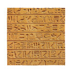 Egyptian Hieroglyphs Print Silk Bandana