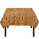 Egyptian Hieroglyphs Print Tablecloth