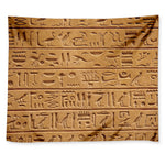 Egyptian Hieroglyphs Print Tapestry