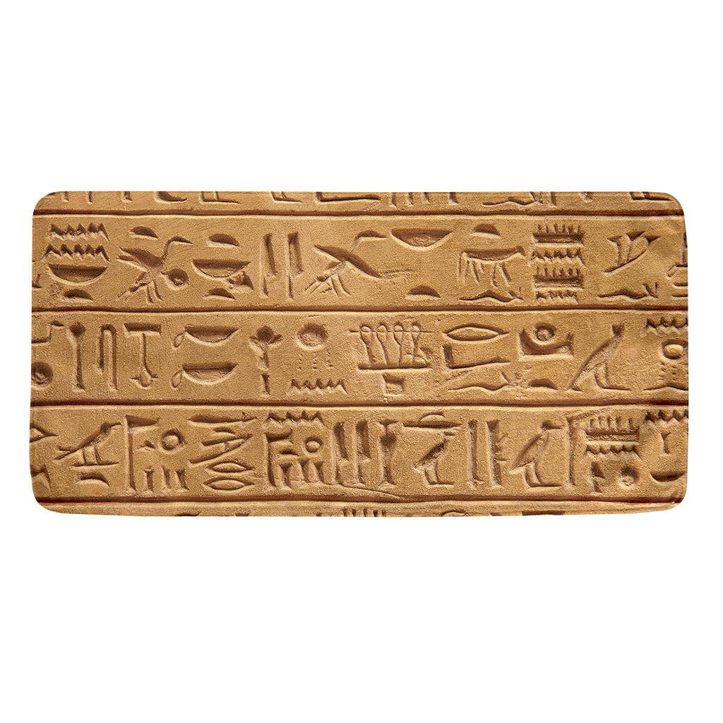 Egyptian Hieroglyphs Print Towel