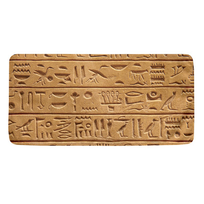 Egyptian Hieroglyphs Print Towel