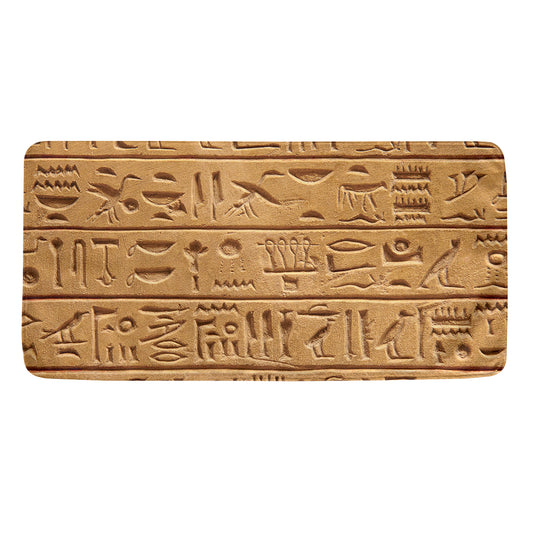Egyptian Hieroglyphs Print Towel