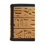 Egyptian Hieroglyphs Print Trifold Wallet