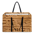 Egyptian Hieroglyphs Print Utility Tote Bag