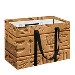 Egyptian Hieroglyphs Print Utility Tote Bag
