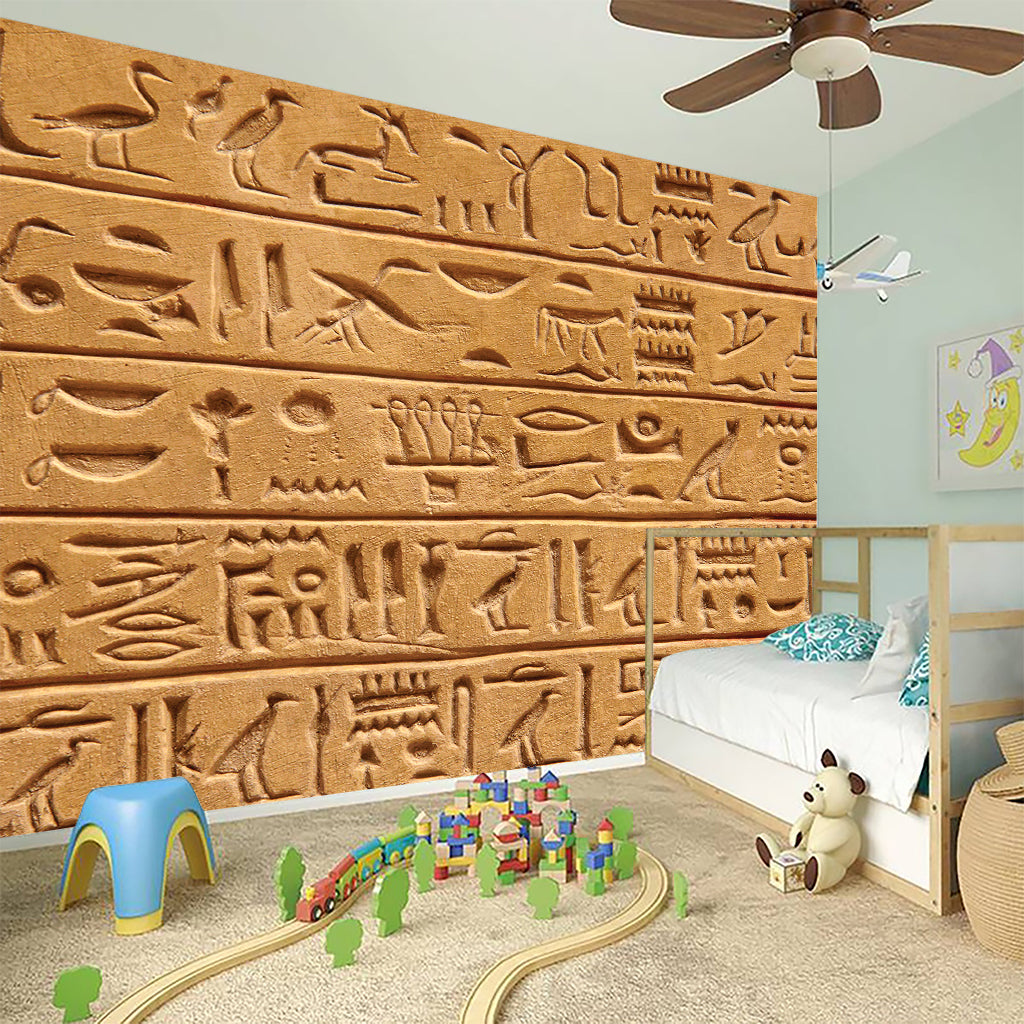 Egyptian Hieroglyphs Print Wall Sticker