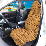 Egyptian Hieroglyphs Print Waterproof Car Seat Cover