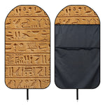 Egyptian Hieroglyphs Print Waterproof Car Seat Cover