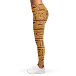 Egyptian Hieroglyphs Print Women's Leggings