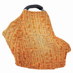 Egyptian Hieroglyphs Symbol Print Baby Seat Cover