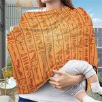 Egyptian Hieroglyphs Symbol Print Baby Seat Cover