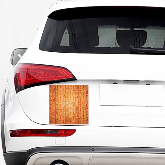 Egyptian Hieroglyphs Symbol Print Car Sticker