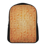 Egyptian Hieroglyphs Symbol Print Casual Backpack