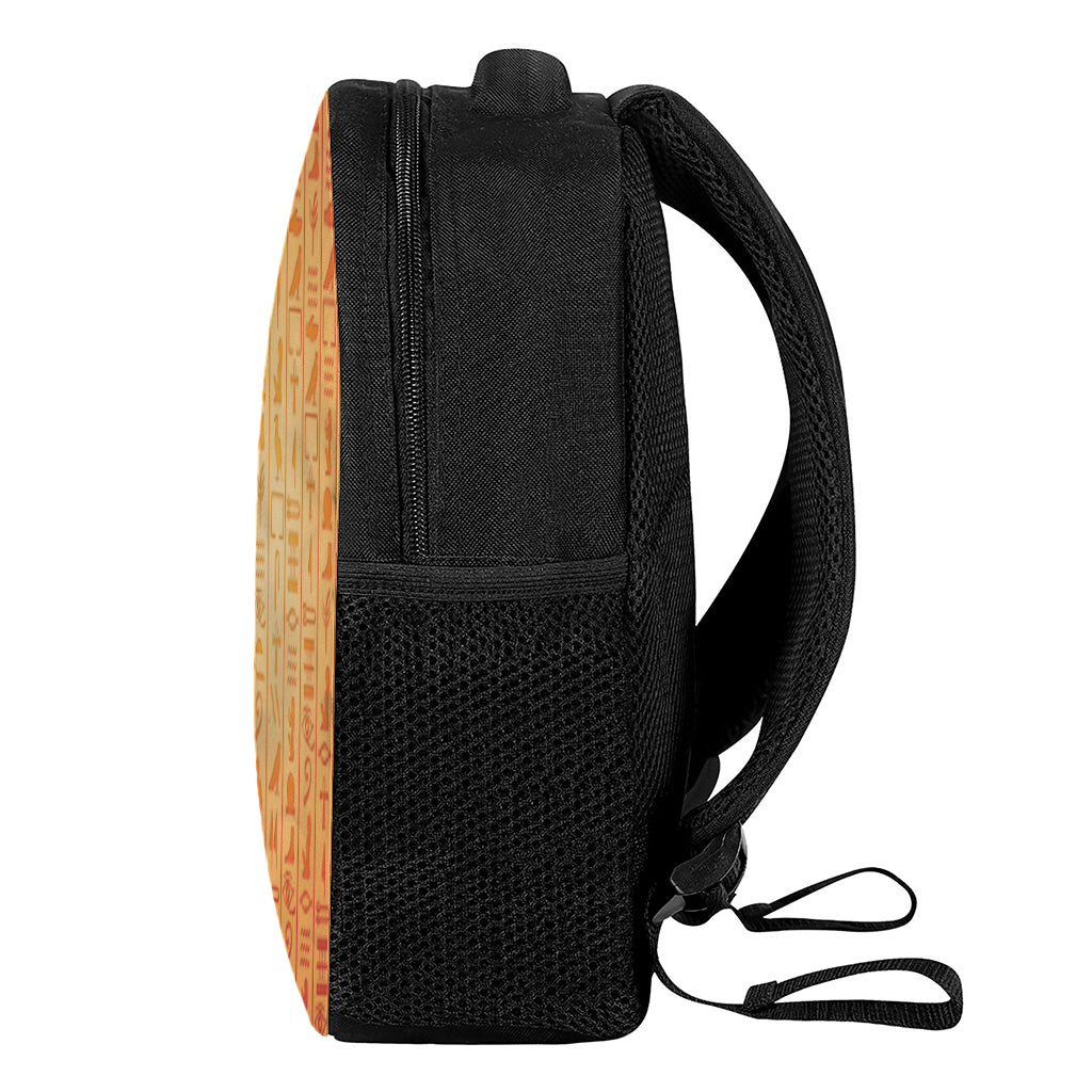 Egyptian Hieroglyphs Symbol Print Casual Backpack