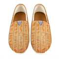 Egyptian Hieroglyphs Symbol Print Casual Shoes