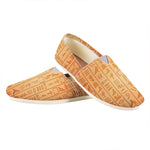 Egyptian Hieroglyphs Symbol Print Casual Shoes