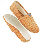 Egyptian Hieroglyphs Symbol Print Casual Shoes