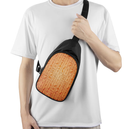 Egyptian Hieroglyphs Symbol Print Chest Bag