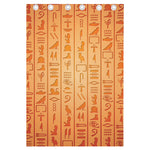 Egyptian Hieroglyphs Symbol Print Curtain