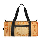 Egyptian Hieroglyphs Symbol Print Gym Bag