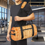 Egyptian Hieroglyphs Symbol Print Gym Bag