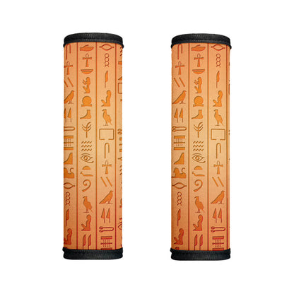 Egyptian Hieroglyphs Symbol Print Handle Covers