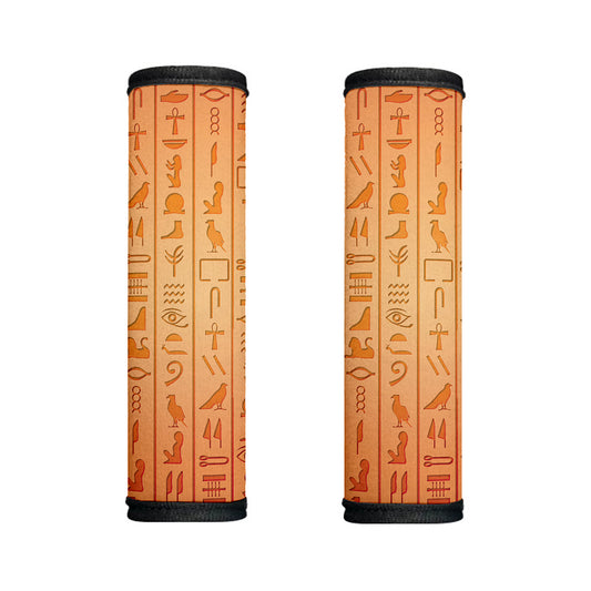 Egyptian Hieroglyphs Symbol Print Handle Covers