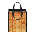 Egyptian Hieroglyphs Symbol Print Insulated Lunch Tote
