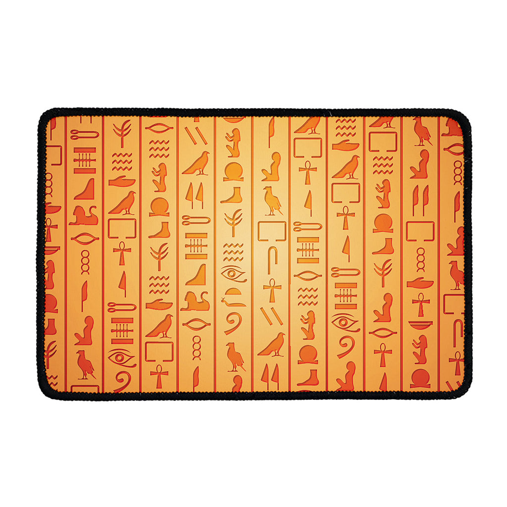 Egyptian Hieroglyphs Symbol Print Kitchen Mat