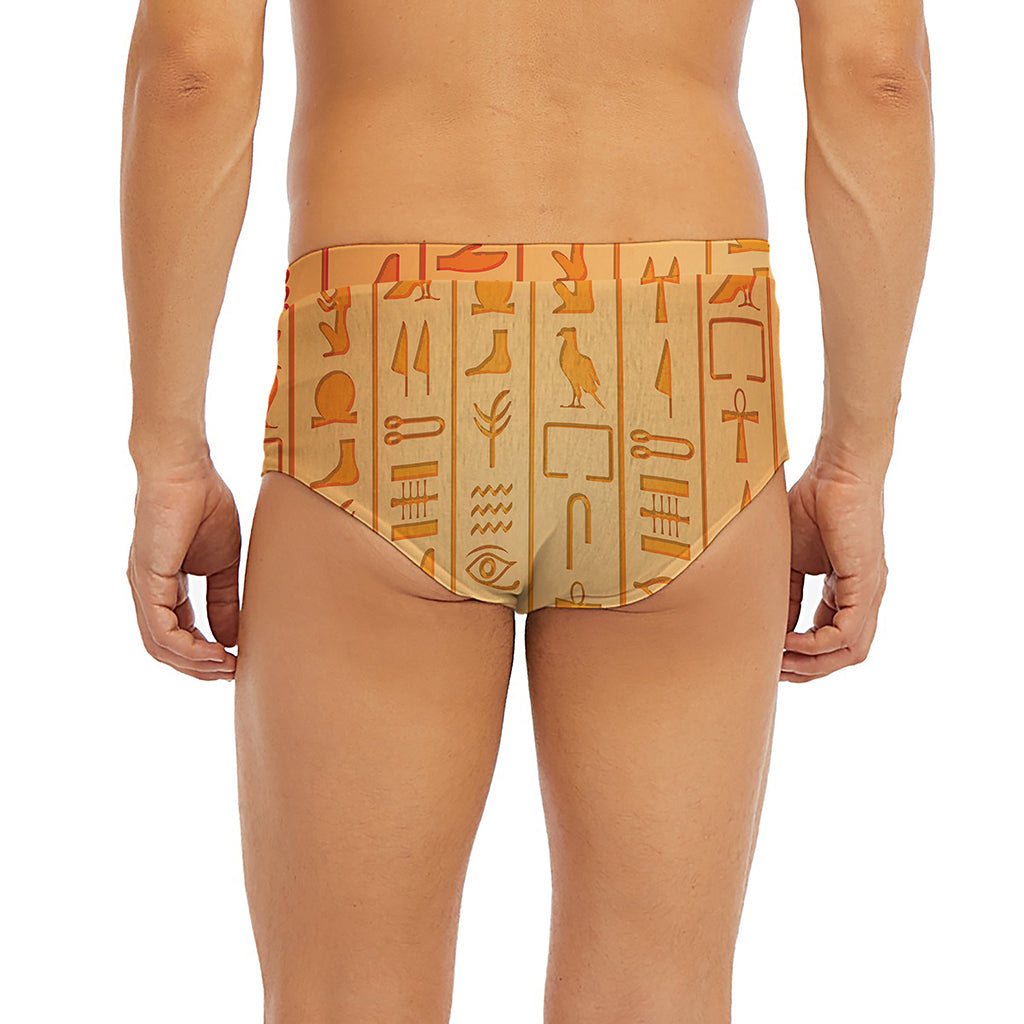 Egyptian Hieroglyphs Symbol Print Men's Briefs