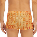 Egyptian Hieroglyphs Symbol Print Men's Short Boxer Briefs