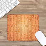 Egyptian Hieroglyphs Symbol Print Mouse Pad