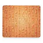 Egyptian Hieroglyphs Symbol Print Mouse Pad