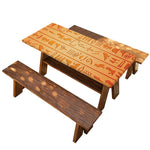 Egyptian Hieroglyphs Symbol Print Picnic Table Cover