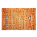 Egyptian Hieroglyphs Symbol Print Placemat