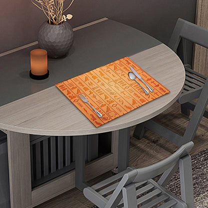 Egyptian Hieroglyphs Symbol Print Placemat